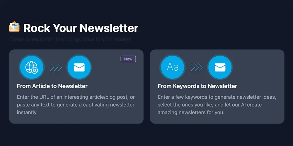 Tugan AI for Newsletters