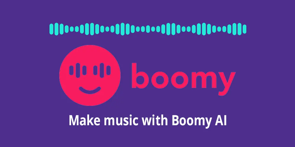 Boomy AI Music Tool - Logo and Banner